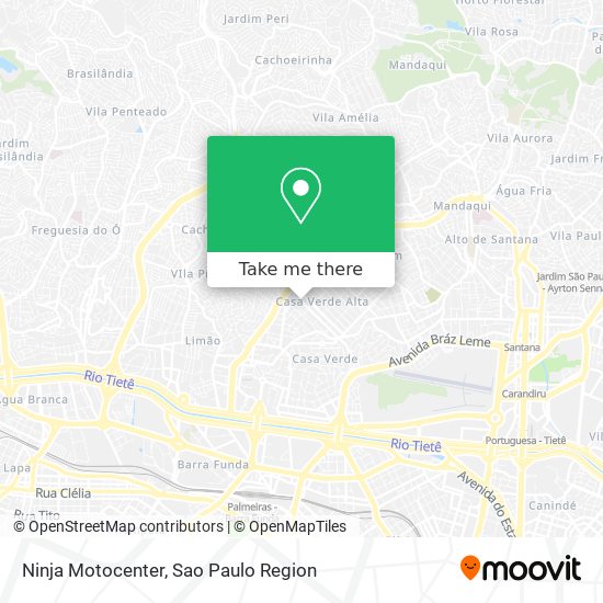 Mapa Ninja Motocenter