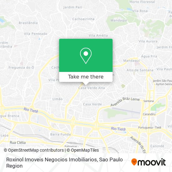 Mapa Roxinol Imoveis Negocios Imobiliarios