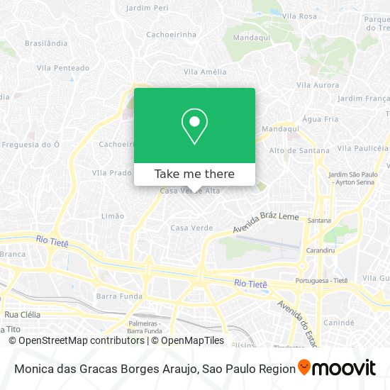 Mapa Monica das Gracas Borges Araujo