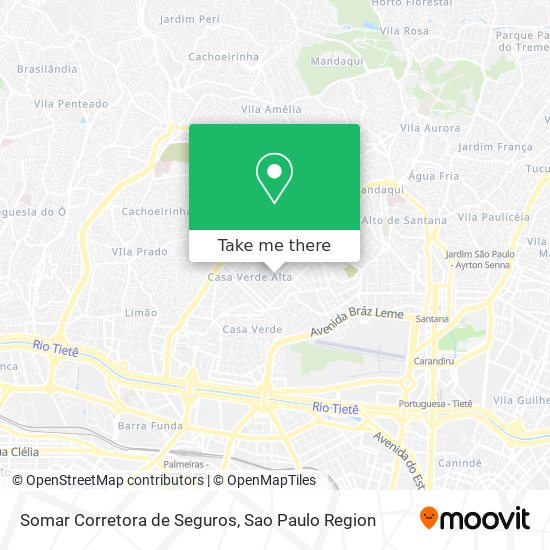 Somar Corretora de Seguros map