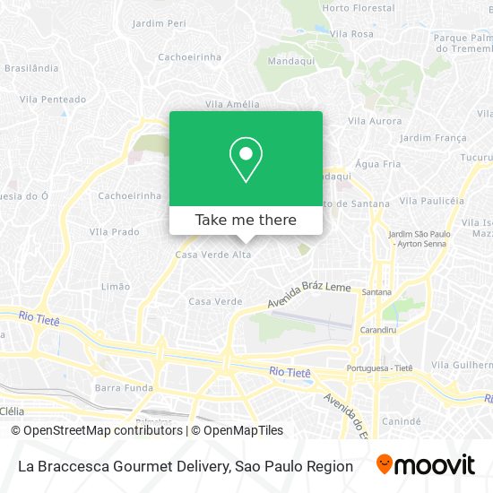 Mapa La Braccesca Gourmet Delivery