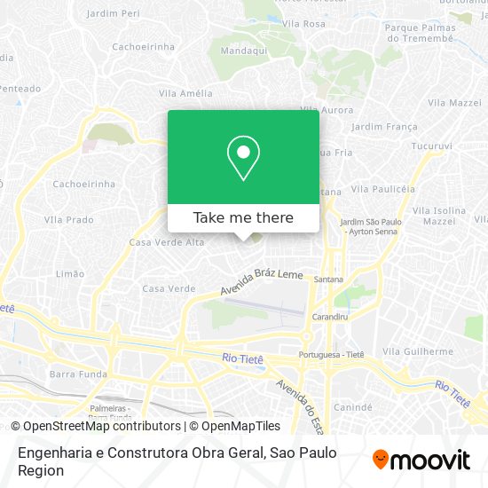 Engenharia e Construtora Obra Geral map