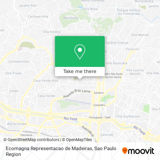 Mapa Ecomagna Representacao de Madeiras