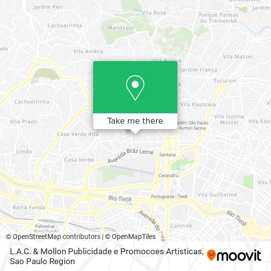 L.A.C. & Mollon Publicidade e Promocoes Artisticas map