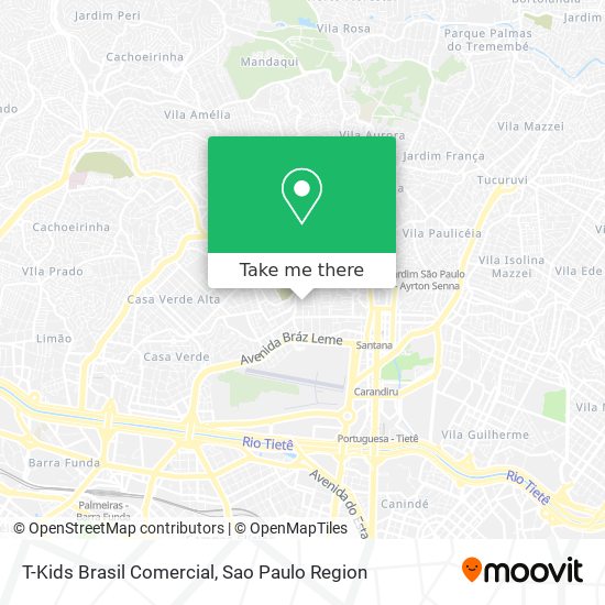 T-Kids Brasil Comercial map