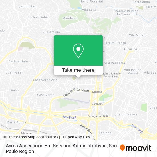 Mapa Ayres Assessoria Em Servicos Administrativos