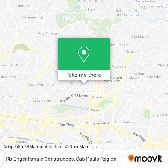 Rb Engenharia e Construcoes map