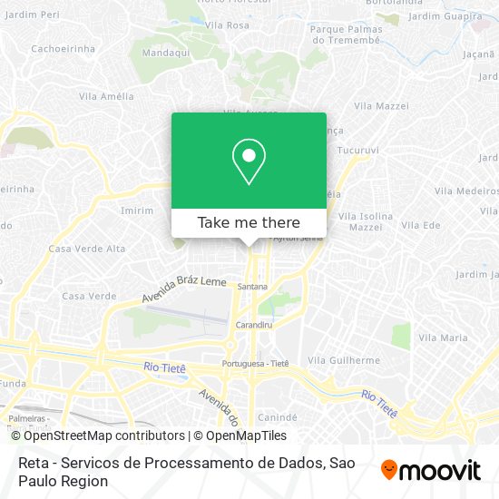 Reta - Servicos de Processamento de Dados map