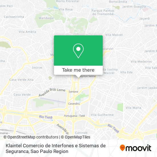 Klaintel Comercio de Interfones e Sistemas de Seguranca map