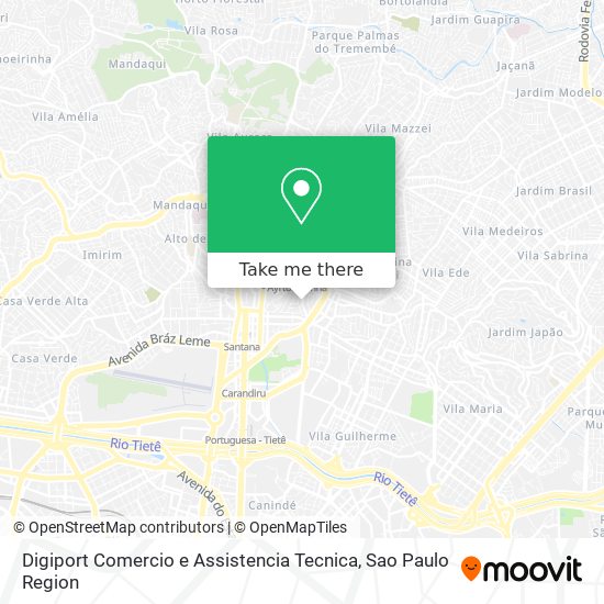 Mapa Digiport Comercio e Assistencia Tecnica