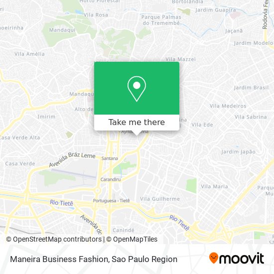 Maneira Business Fashion map