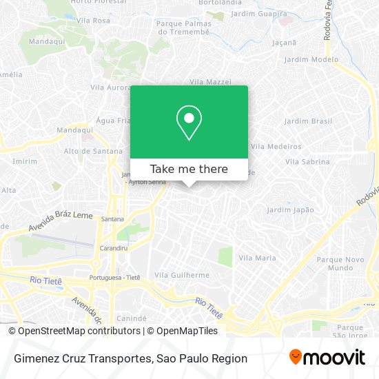 Mapa Gimenez Cruz Transportes