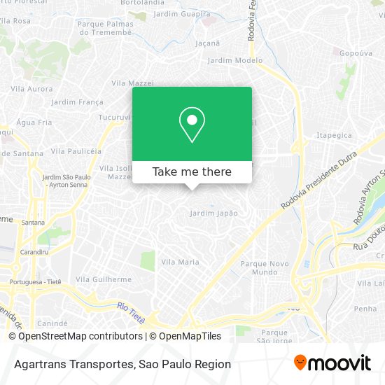 Agartrans Transportes map