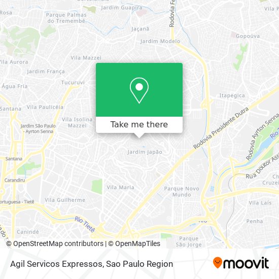 Agil Servicos Expressos map
