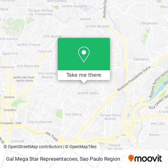 Gal Mega Star Representacoes map