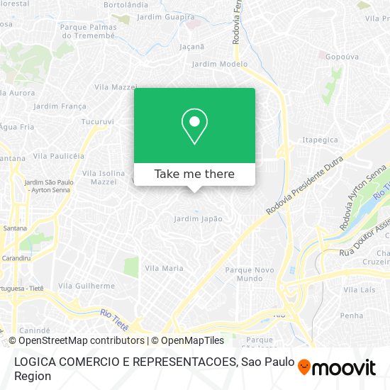 LOGICA COMERCIO E REPRESENTACOES map