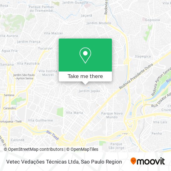 Vetec Vedações Técnicas Ltda map