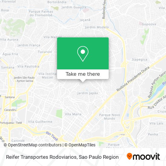 Reifer Transportes Rodoviarios map