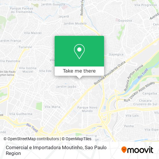 Comercial e Importadora Moutinho map