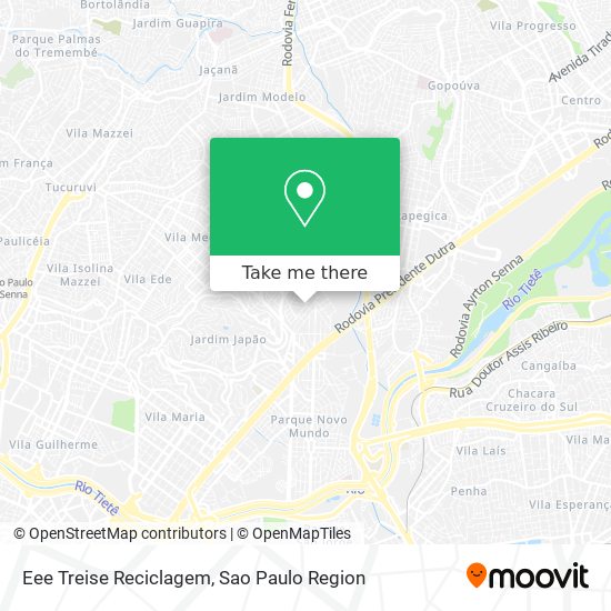 Eee Treise Reciclagem map