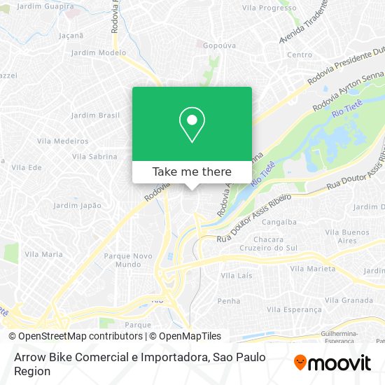 Arrow Bike Comercial e Importadora map