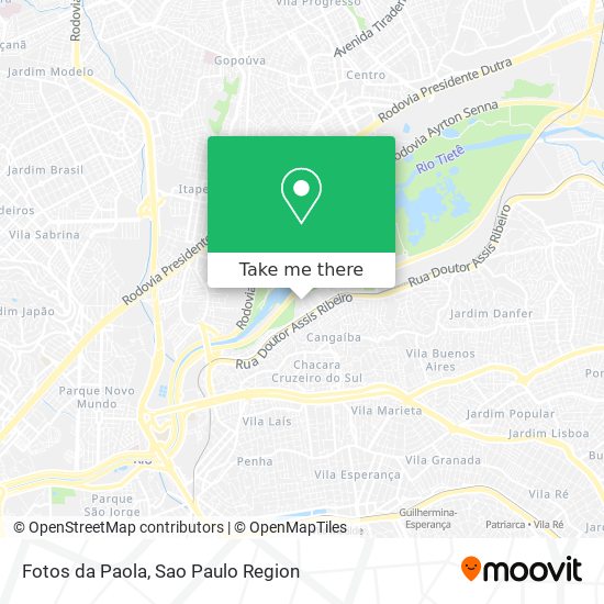 Mapa Fotos da Paola