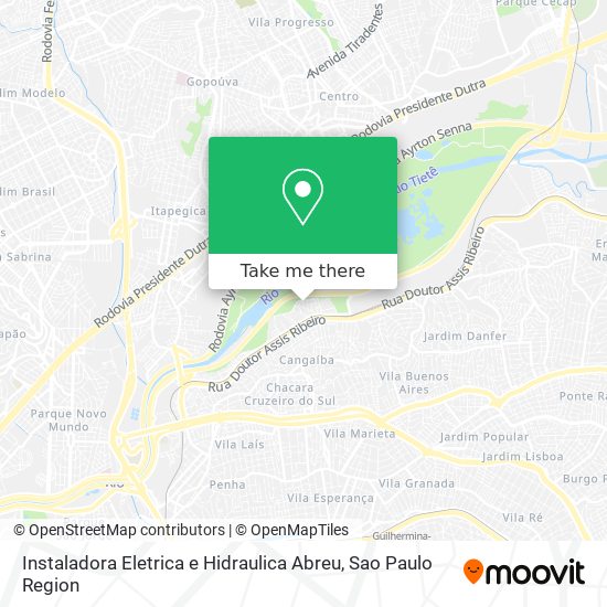 Instaladora Eletrica e Hidraulica Abreu map