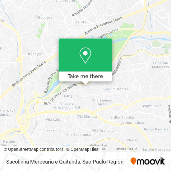 Mapa Sacolinha Mercearia e Quitanda