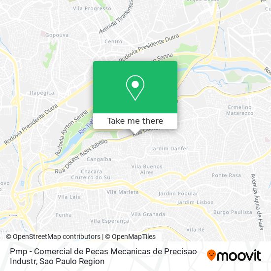 Pmp - Comercial de Pecas Mecanicas de Precisao Industr map