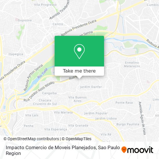 Impacto Comercio de Moveis Planejados map