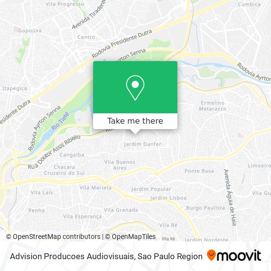 Mapa Advision Producoes Audiovisuais