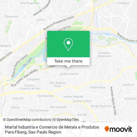 Mapa Martal Industria e Comercio de Metais e Produtos Para Fiberg