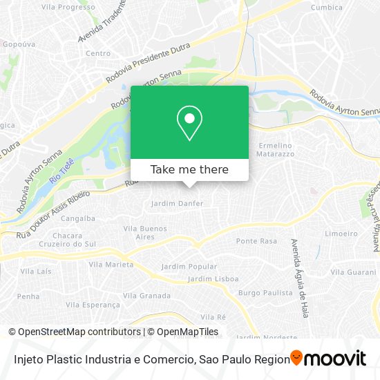 Injeto Plastic Industria e Comercio map