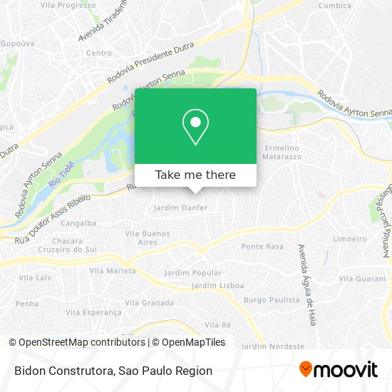 Bidon Construtora map