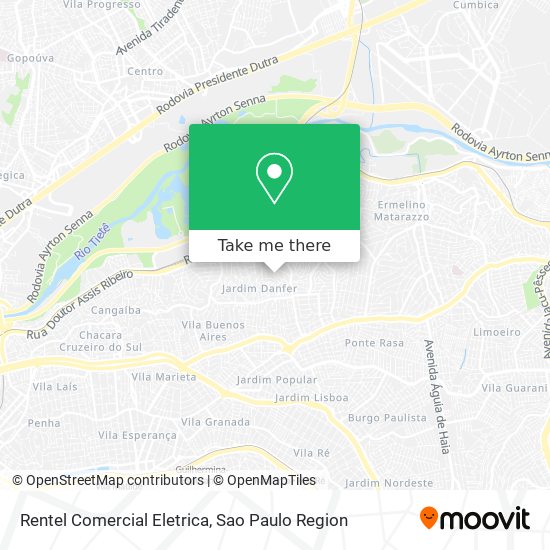 Rentel Comercial Eletrica map