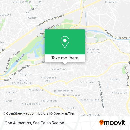 Opa Alimentos map