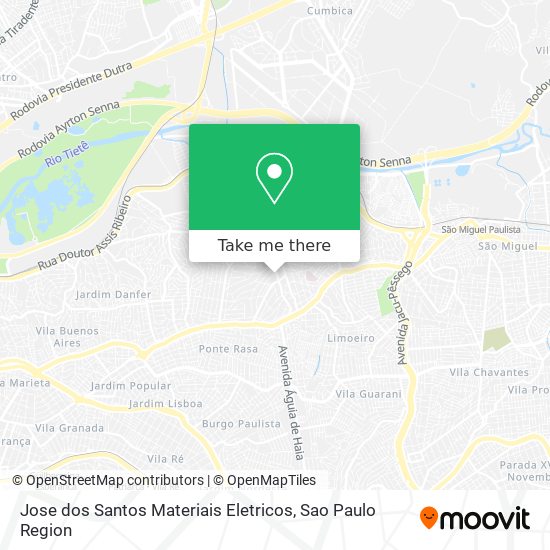 Jose dos Santos Materiais Eletricos map