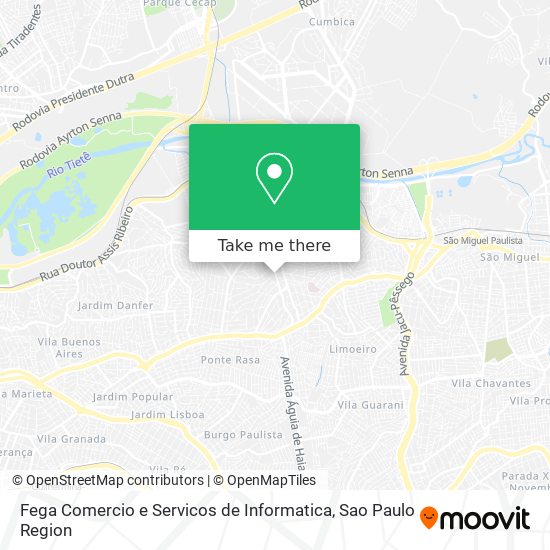 Fega Comercio e Servicos de Informatica map