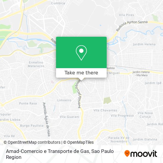 Amad-Comercio e Transporte de Gas map