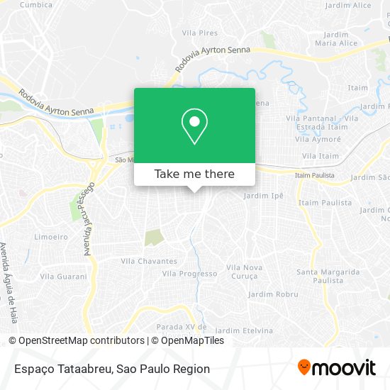 Espaço Tataabreu map