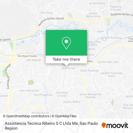 Mapa Assistencia Tecnica Ribeiro S C Ltda Me