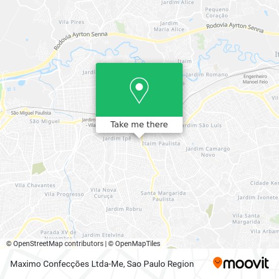 Maximo Confecções Ltda-Me map