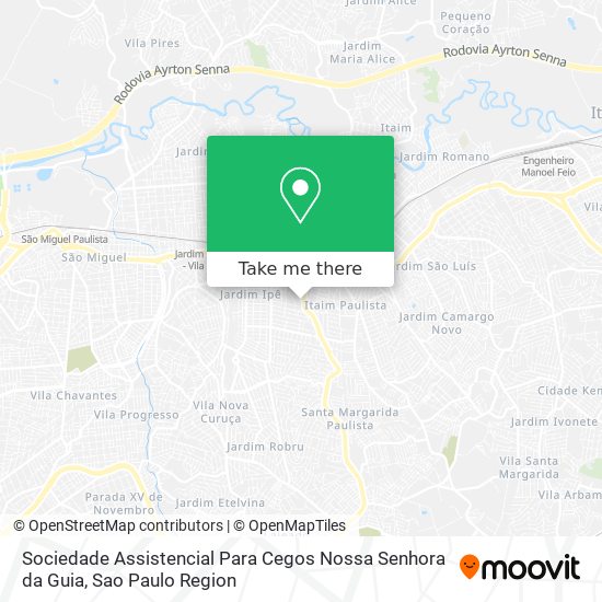 Sociedade Assistencial Para Cegos Nossa Senhora da Guia map