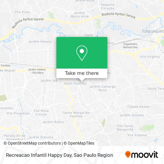 Recreacao Infantil Happy Day map