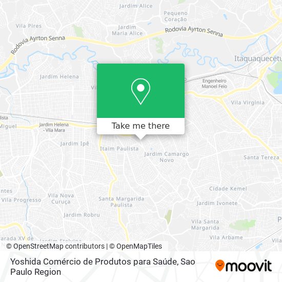 Mapa Yoshida Comércio de Produtos para Saúde