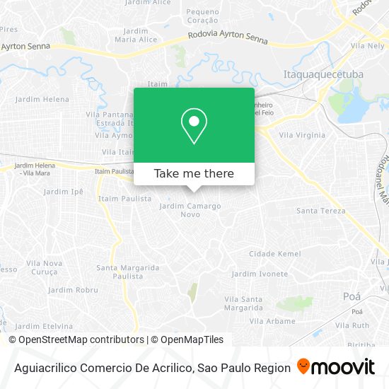 Mapa Aguiacrilico Comercio De Acrilico