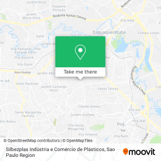 Mapa Silbezplas Indústria e Comércio de Plásticos