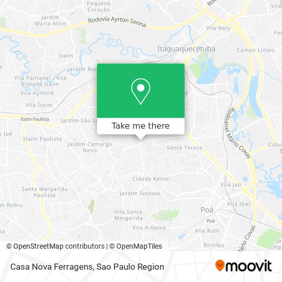 Casa Nova Ferragens map