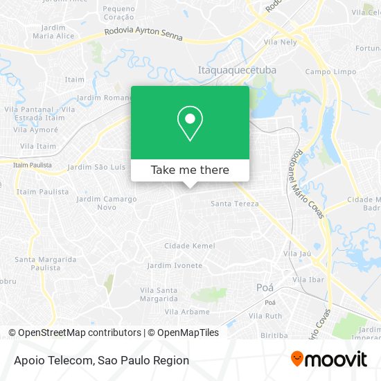 Mapa Apoio Telecom