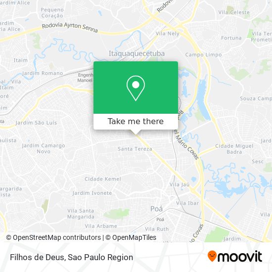 Filhos de Deus map